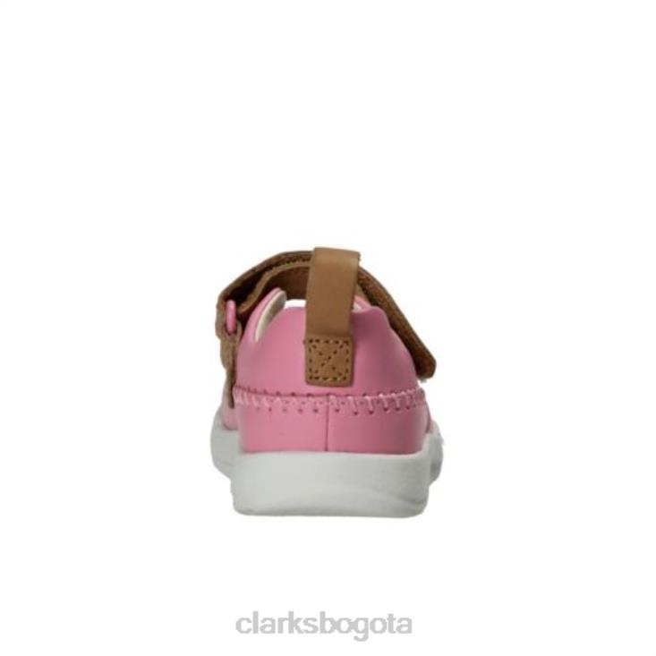 Clarks 0DX8L4618 clarks tri atlas fst f fit rosa niños rosa