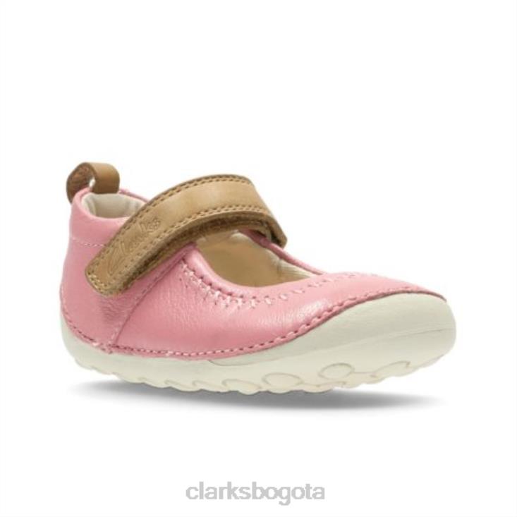 Clarks 0DX8L4624 clarks little atlas rosa fst g fit niños rosa