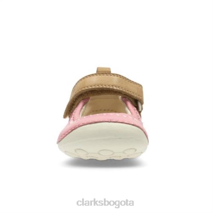 Clarks 0DX8L4624 clarks little atlas rosa fst g fit niños rosa