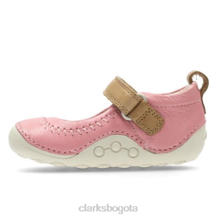 Clarks 0DX8L4624 clarks little atlas rosa fst g fit niños rosa