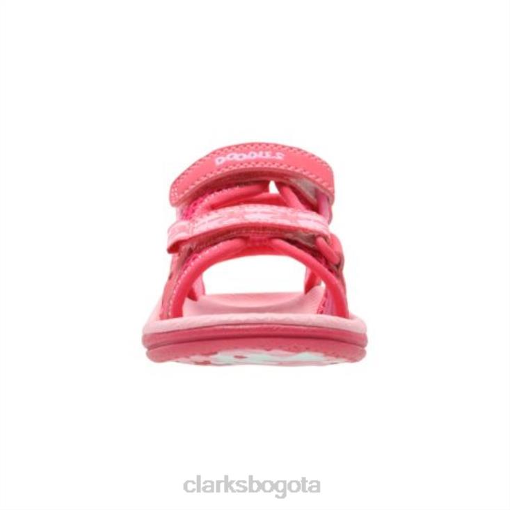 Clarks 0DX8L4626 clarks star games pre f fit rosa textil unisexo textil rosa