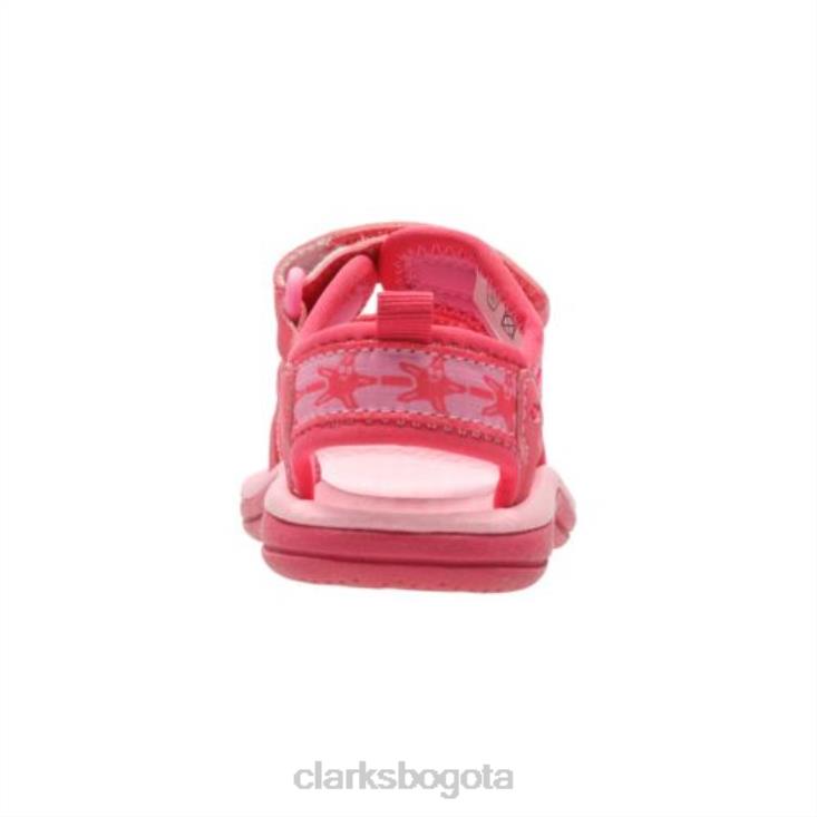 Clarks 0DX8L4626 clarks star games pre f fit rosa textil unisexo textil rosa