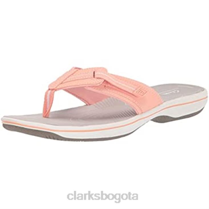Clarks 0DX8L463 chanclas brinkley jazz mujer clarks melocotón sintético mujer melocotón sintético