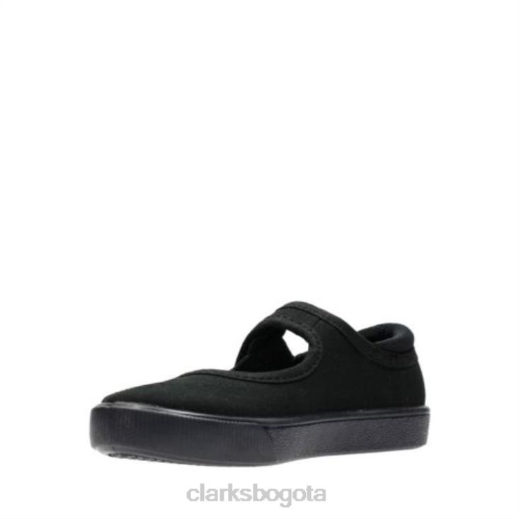 Clarks 0DX8L4644 clarks black star hop 2 inf g fit niños negro
