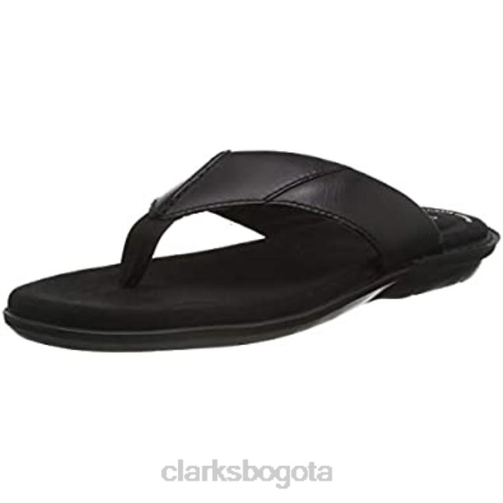 Clarks 0DX8L465 Chanclas Clarks Ellison Easy de hombre en negro hombres negro