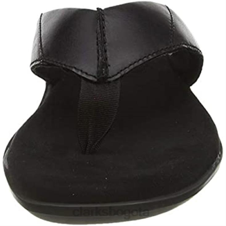 Clarks 0DX8L465 Chanclas Clarks Ellison Easy de hombre en negro hombres negro