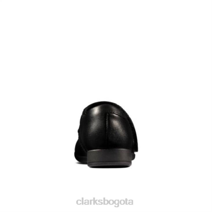 Clarks 0DX8L4656 clarks cuero negro scala pure inf f fit niños cuero negro