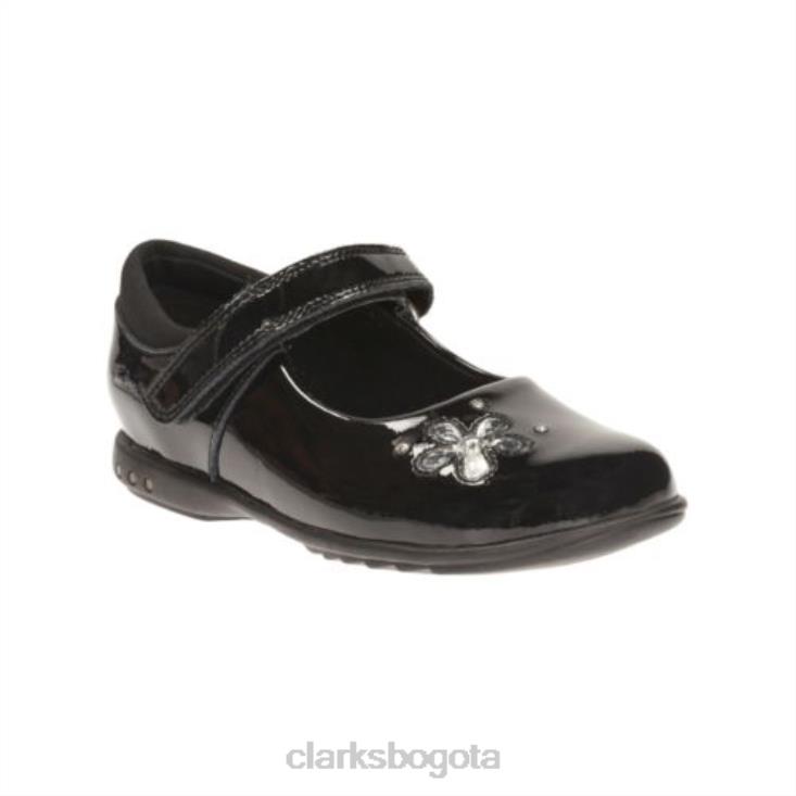 Clarks 0DX8L4667 charol negro clarks trixi candy inf e fit niños charol negro