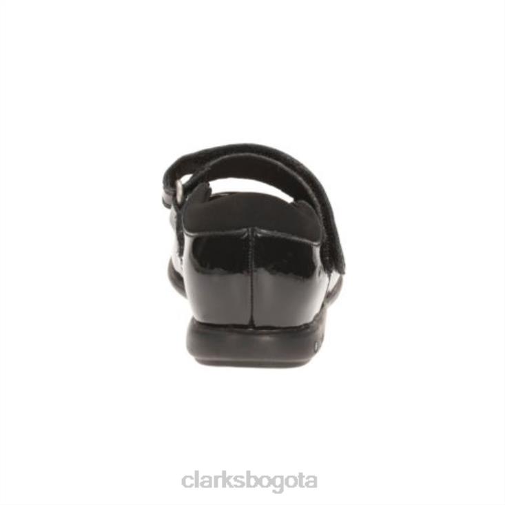 Clarks 0DX8L4667 charol negro clarks trixi candy inf e fit niños charol negro