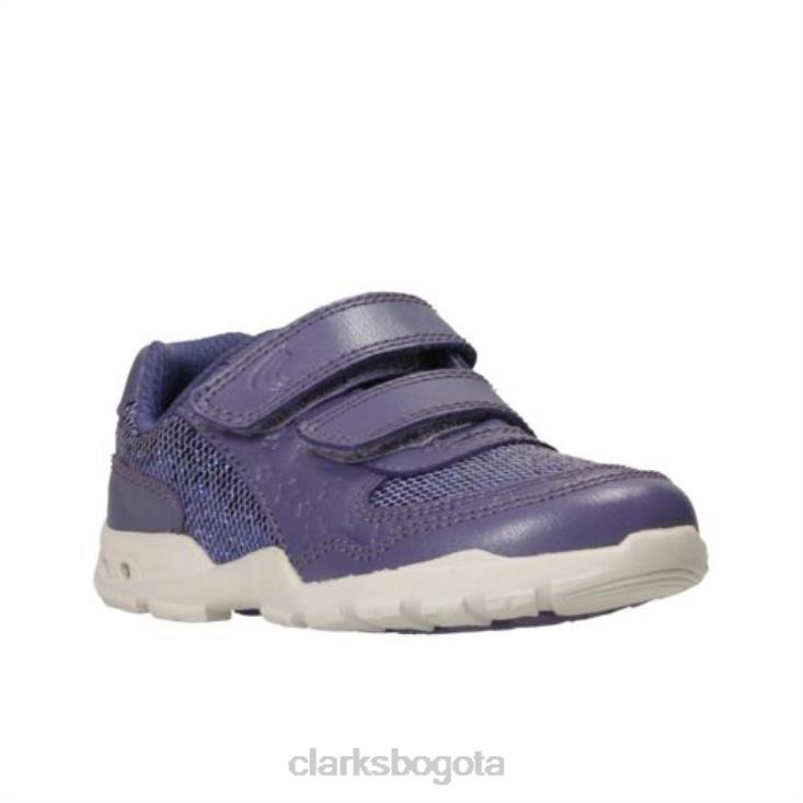 Clarks 0DX8L4677 brite play fst g fit clarks morado unisexo púrpura