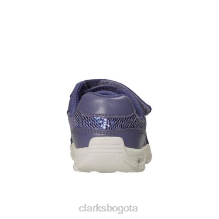 Clarks 0DX8L4677 brite play fst g fit clarks morado unisexo púrpura