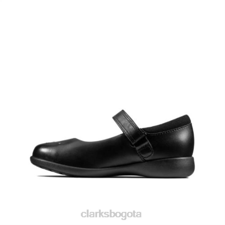 Clarks 0DX8L4682 clarks etch spark inf g fit cuero negro unisexo cuero negro