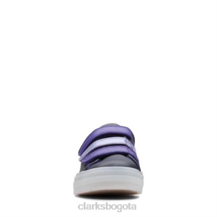 Clarks 0DX8L4689 Clarks azul combi flare fly inf f fit unisexo combinación azul