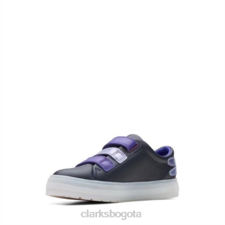Clarks 0DX8L4689 Clarks azul combi flare fly inf f fit unisexo combinación azul