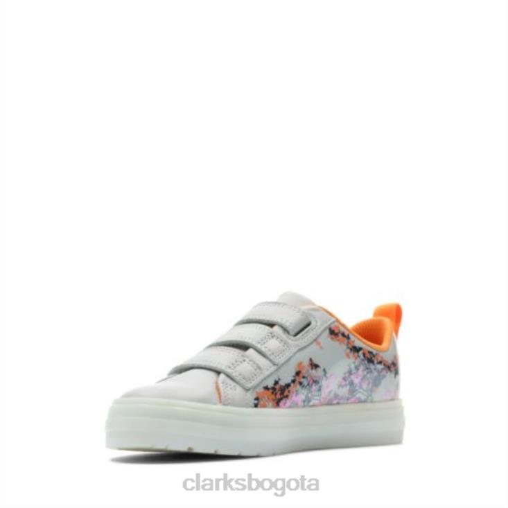 Clarks 0DX8L4696 interés gris clarks nova escala inf g ajuste unisexo interés gris