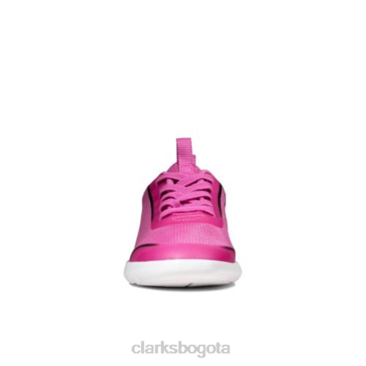 Clarks 0DX8L4698 clarks suburb spark jnr g fit rosa unisexo rosa