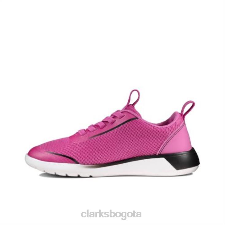 Clarks 0DX8L4698 clarks suburb spark jnr g fit rosa unisexo rosa
