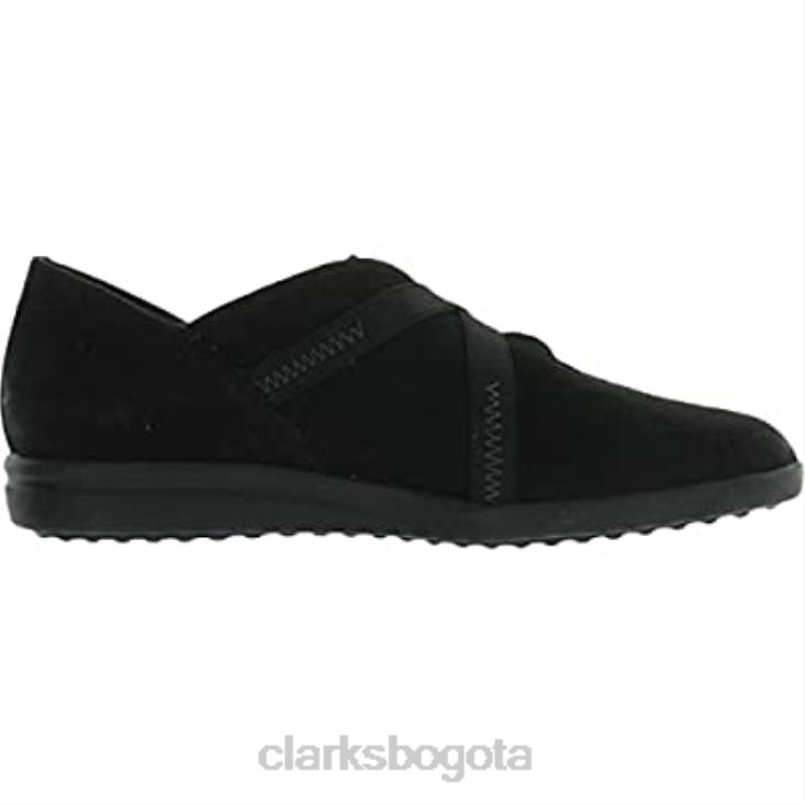 Clarks 0DX8L47 tamzen step mujer slip on clarks nubuck negro mujer nubuck negro