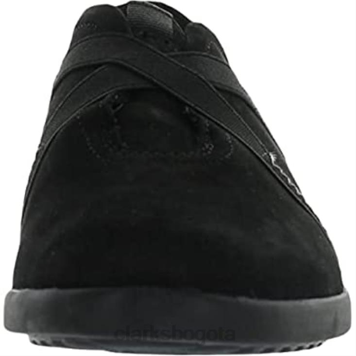 Clarks 0DX8L47 tamzen step mujer slip on clarks nubuck negro mujer nubuck negro