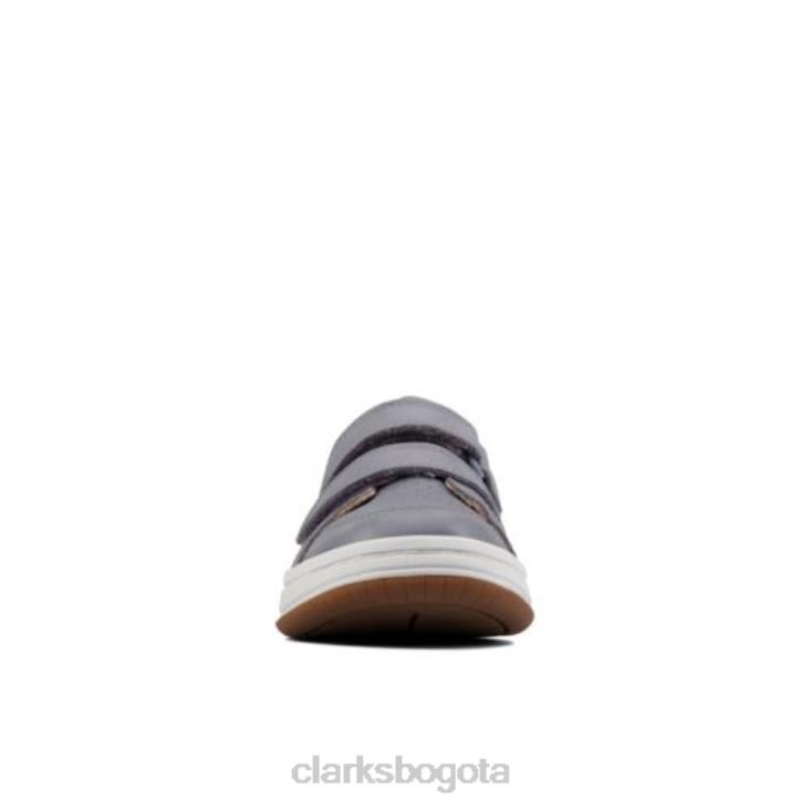 Clarks 0DX8L4700 clarks cuero azul claro fawn solo inf f fit unisexo cuero azul claro