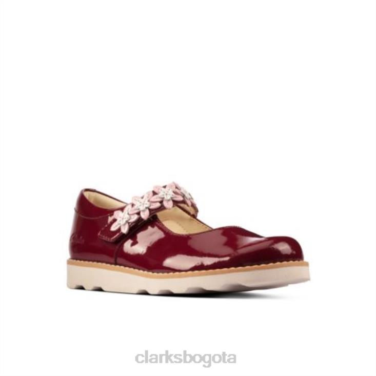 Clarks 0DX8L4701 corona pétalo inf f fit clarks cereza unisexo cereza