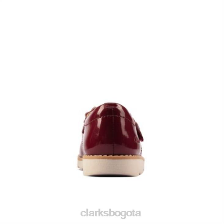 Clarks 0DX8L4701 corona pétalo inf f fit clarks cereza unisexo cereza