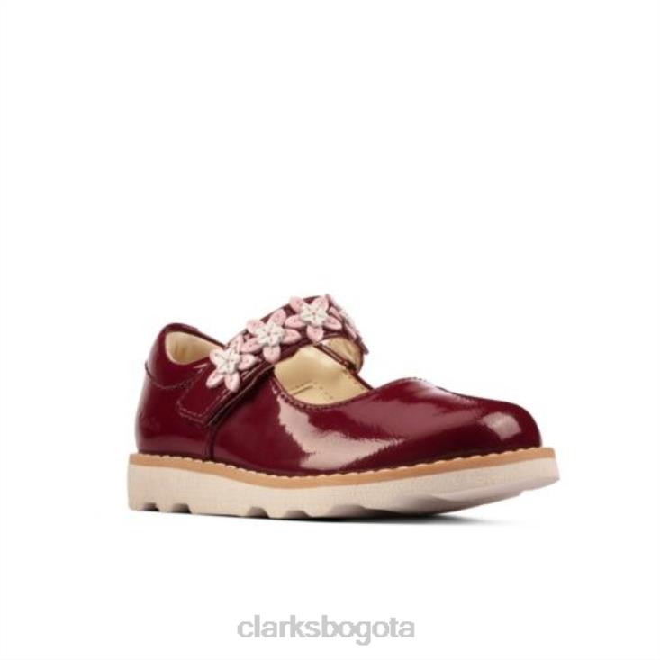 Clarks 0DX8L4702 corona pétalo fst f fit cherry clarks unisexo cereza