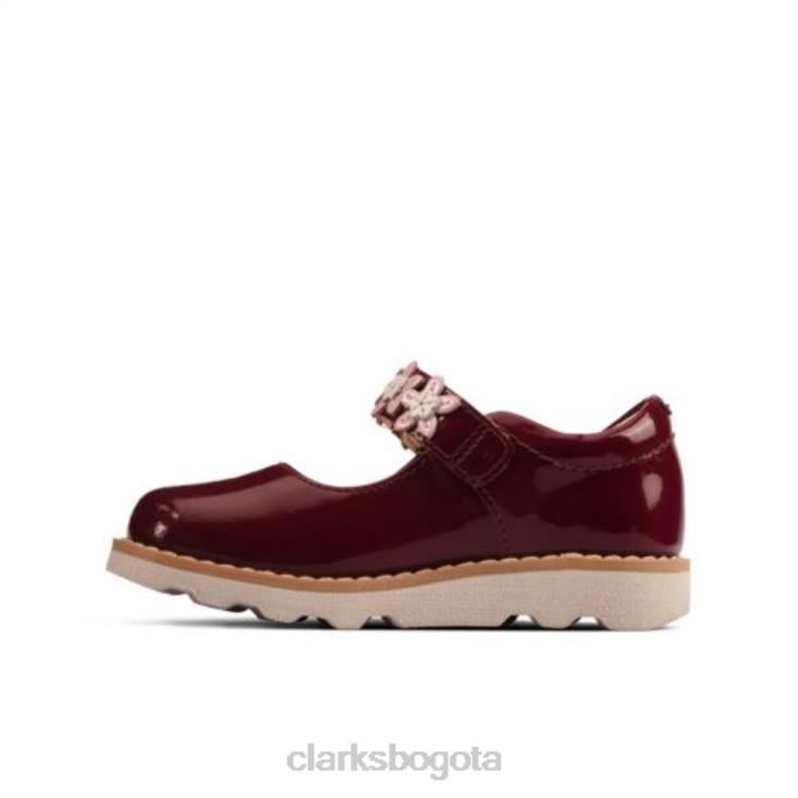 Clarks 0DX8L4702 corona pétalo fst f fit cherry clarks unisexo cereza