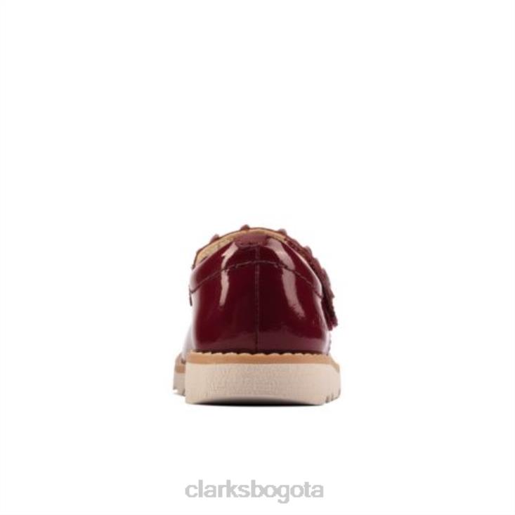 Clarks 0DX8L4702 corona pétalo fst f fit cherry clarks unisexo cereza