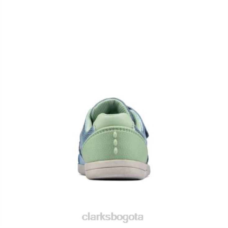 Clarks 0DX8L4703 rex quest fst g fit clarks cuero azul medio unisexo cuero azul medio