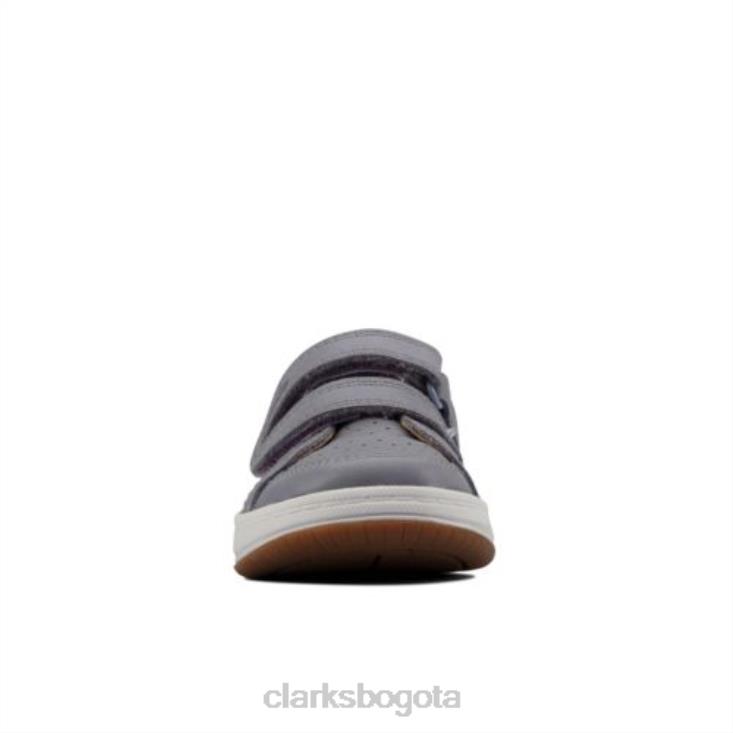 Clarks 0DX8L4704 clarks de cuero azul claro fawn solo fst f fit unisexo cuero azul claro