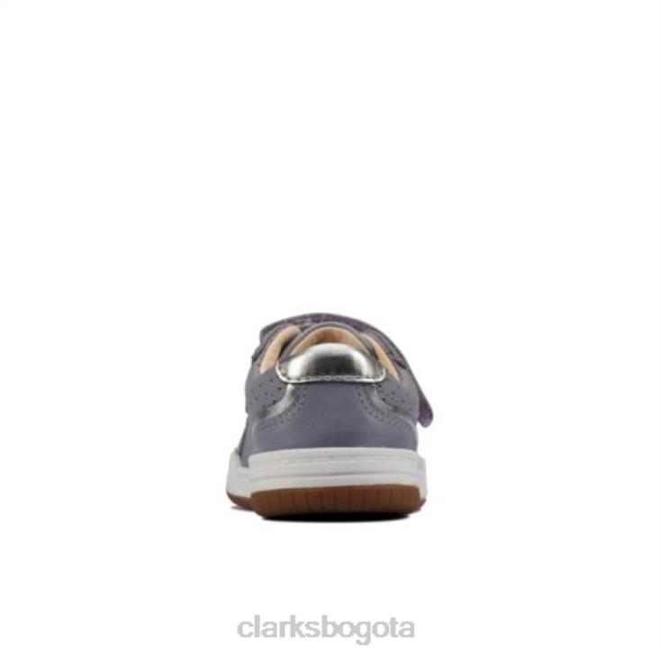 Clarks 0DX8L4704 clarks de cuero azul claro fawn solo fst f fit unisexo cuero azul claro