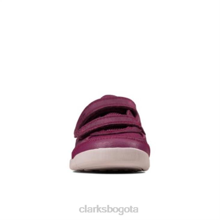 Clarks 0DX8L4706 clarks rex quest fst g fit berry combi unisexo combinación de bayas