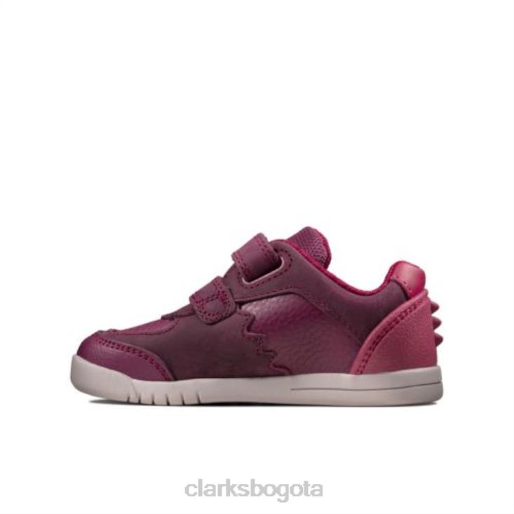Clarks 0DX8L4706 clarks rex quest fst g fit berry combi unisexo combinación de bayas