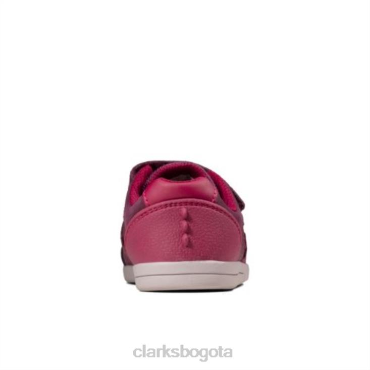 Clarks 0DX8L4706 clarks rex quest fst g fit berry combi unisexo combinación de bayas
