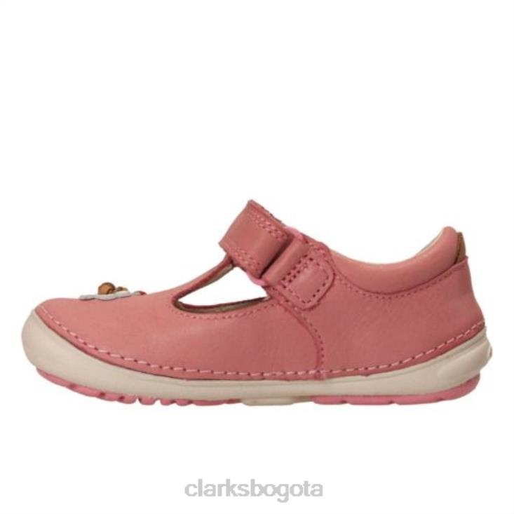 Clarks 0DX8L4707 Clarks rosa bebé suavemente florecer fst f fit unisexo Bebé rosa
