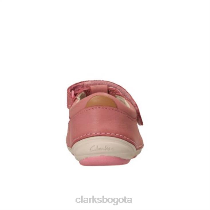 Clarks 0DX8L4707 Clarks rosa bebé suavemente florecer fst f fit unisexo Bebé rosa