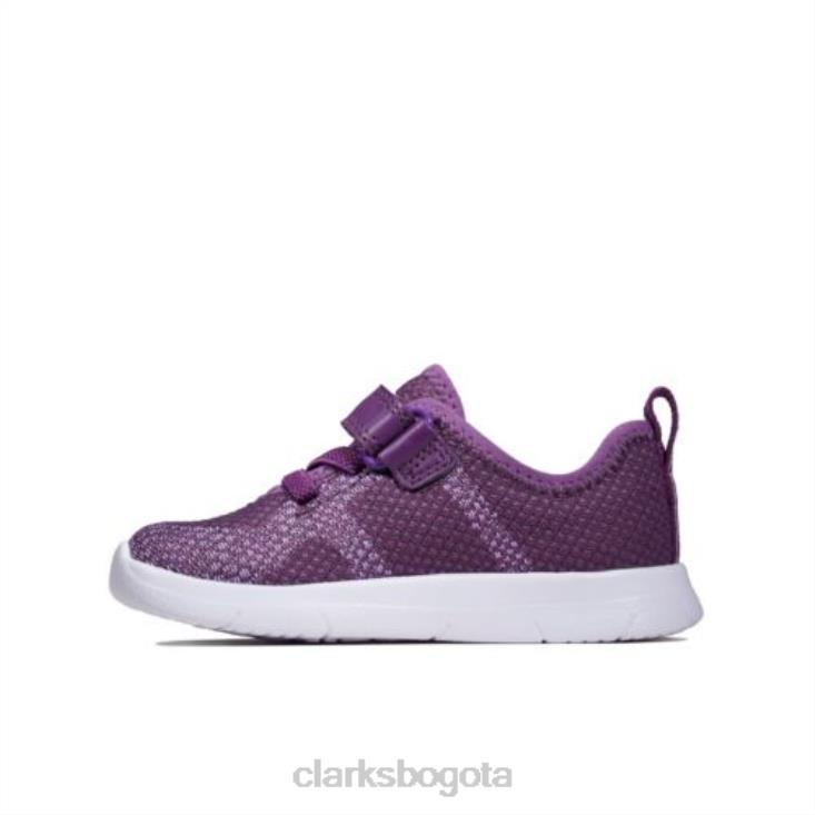 Clarks 0DX8L4708 púrpura ath flux fst f fit clarks unisexo púrpura