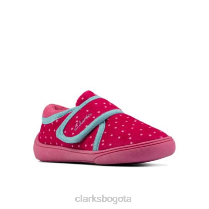 Clarks 0DX8L4710 Holmly Rest Inf G Fit Pink Clarks unisexo rosa