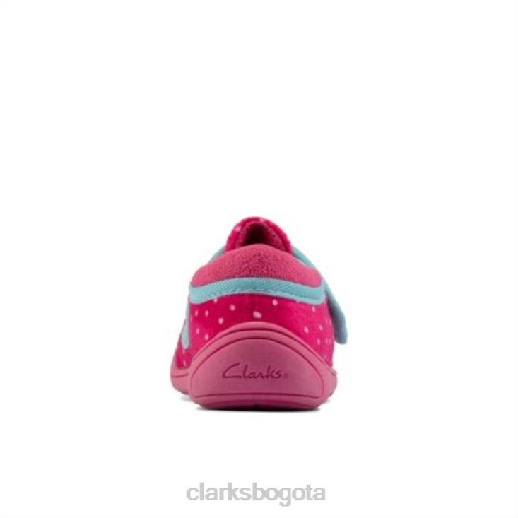 Clarks 0DX8L4710 Holmly Rest Inf G Fit Pink Clarks unisexo rosa