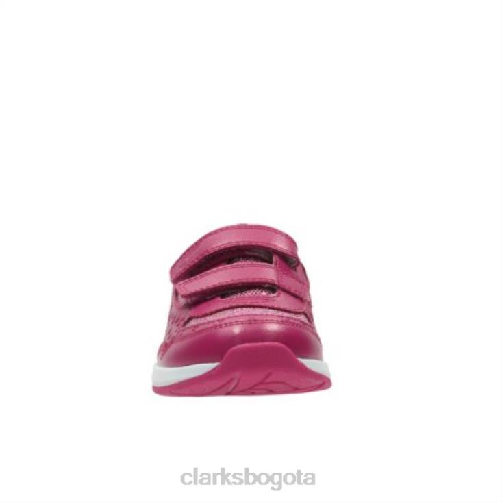 Clarks 0DX8L4714 clarks piper play jnr- f fit rosa unisexo rosa