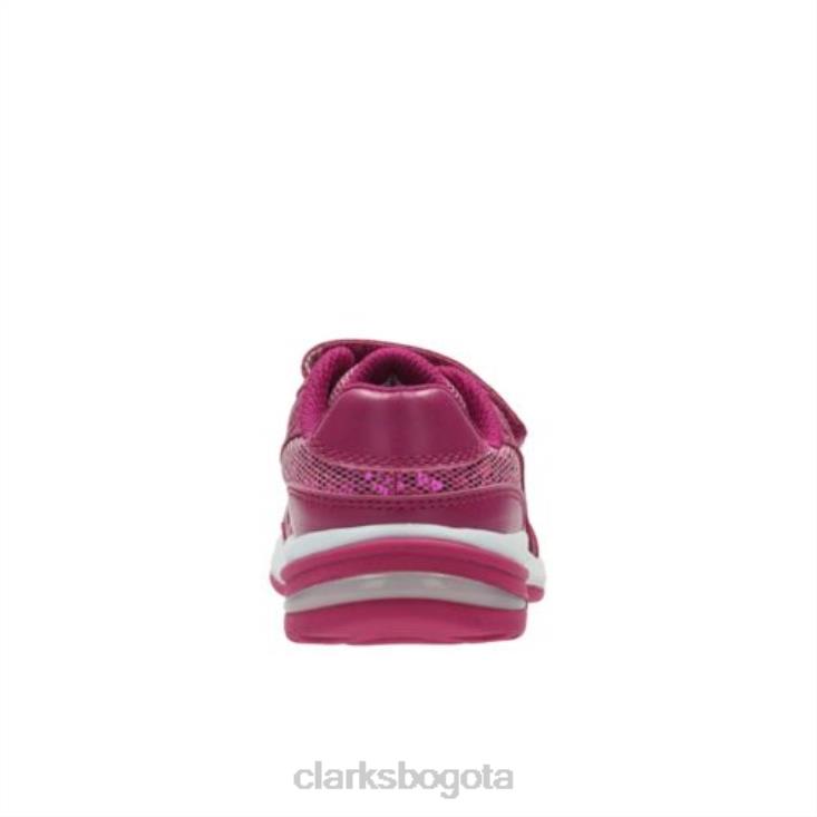 Clarks 0DX8L4714 clarks piper play jnr- f fit rosa unisexo rosa