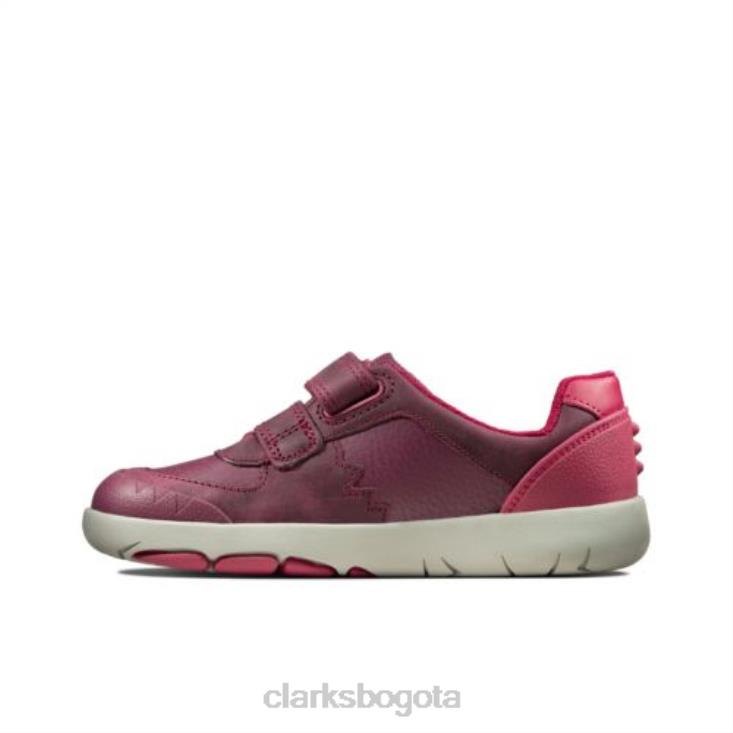 Clarks 0DX8L4722 clarks rex quest inf f fit baya combi unisexo combinación de bayas