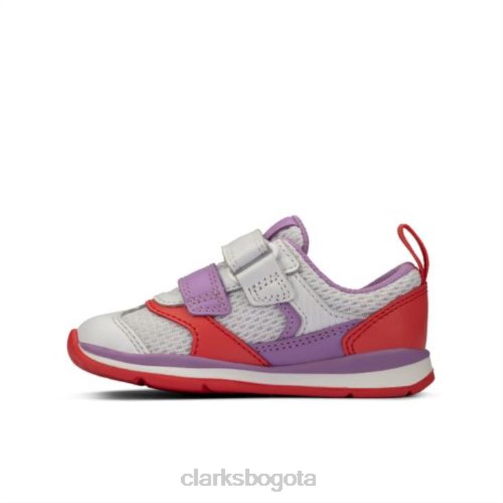 Clarks 0DX8L4729 clarks lila combi ferris run fst g fit unisexo combinación lila