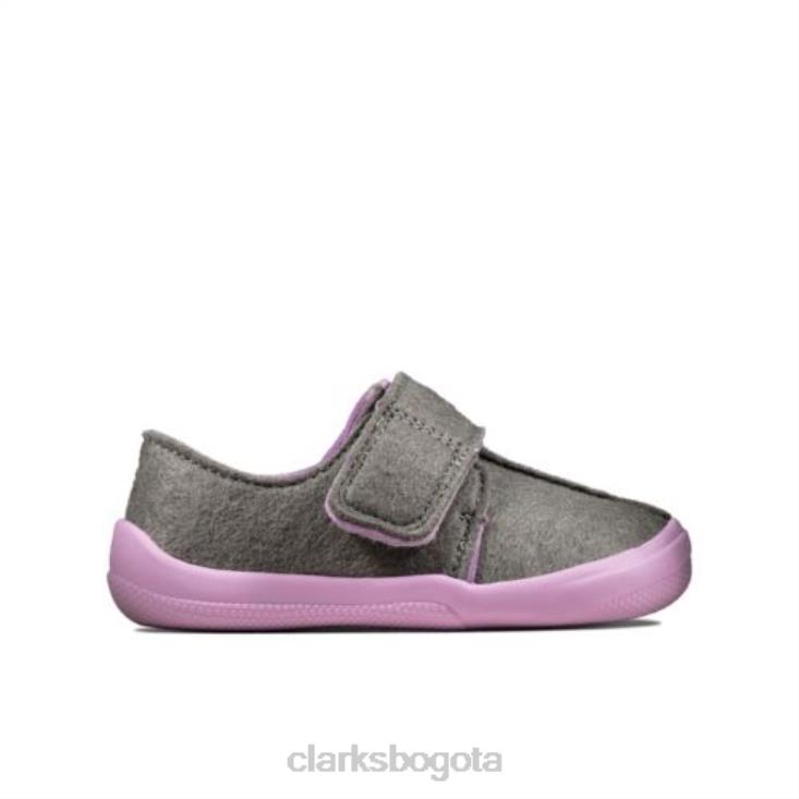 Clarks 0DX8L4730 clarks yspark fst g fit fieltro gris unisexo fieltro gris