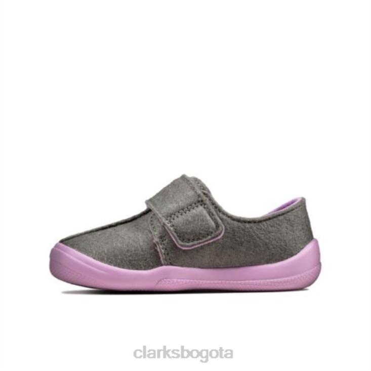 Clarks 0DX8L4730 clarks yspark fst g fit fieltro gris unisexo fieltro gris