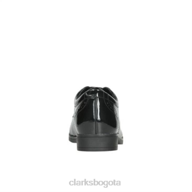 Clarks 0DX8L4731 clarks charol negro sami walk jnr g fit unisexo charol negro