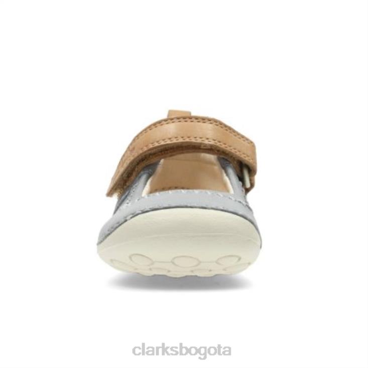 Clarks 0DX8L4741 little atlas fst g fit clarks gris unisexo gris
