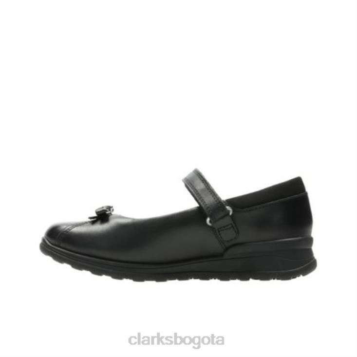 Clarks 0DX8L4743 mariel deseo inf e fit clarks cuero negro unisexo cuero negro