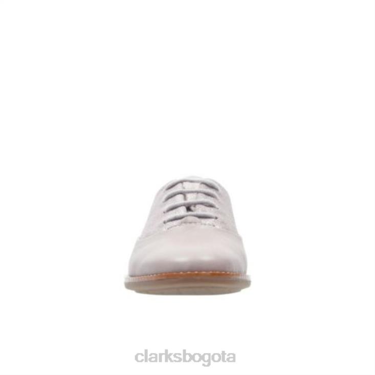 Clarks 0DX8L4746 Clarks Drew Wow Jnr F Fit rosa combinado unisexo combinación rosa